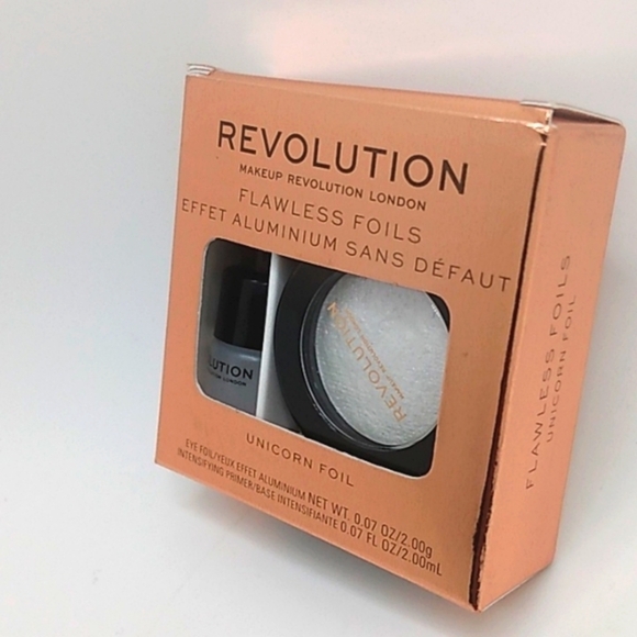 REVOLUTION LONDON MAKEUP EYE FOIL & BASE PRIMER SET EYESHADOW NWT - Picture 2 of 2